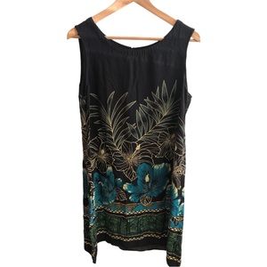 R&K Originals Dress Size 16 botanical print retro